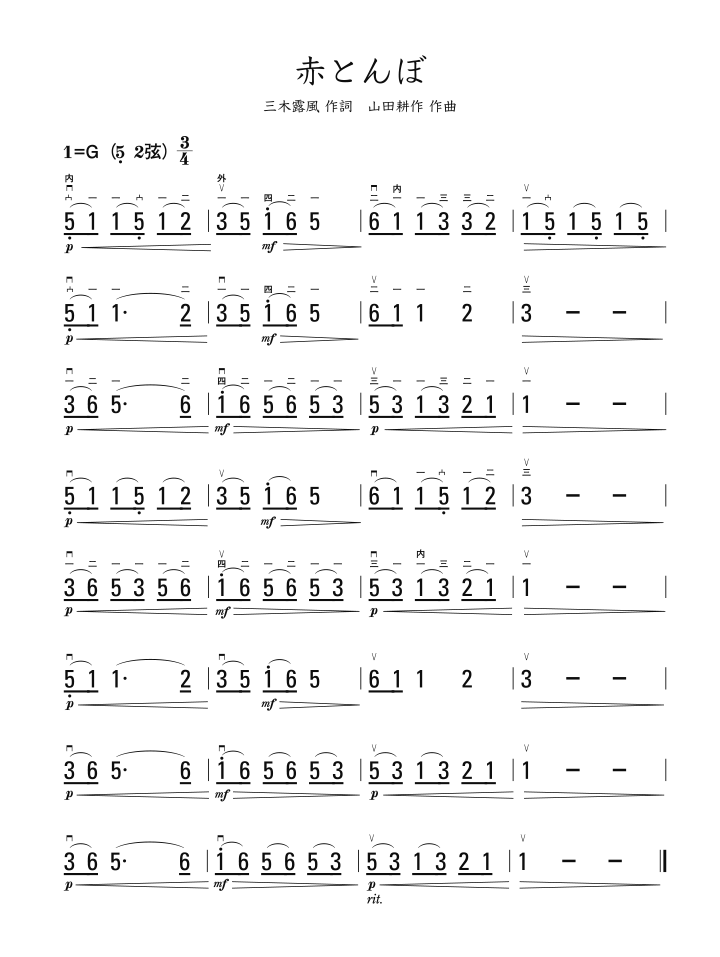 数字譜イメージ